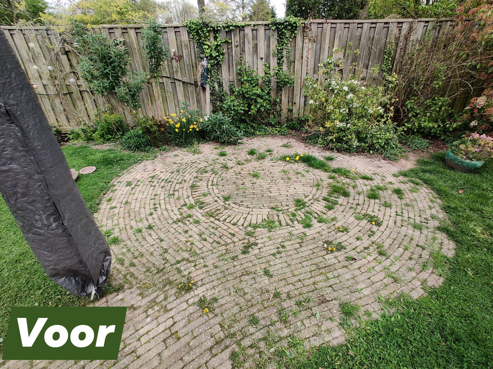 Project 5 - voor situatie rond terras overzicht